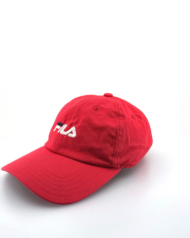 Casquette de baseball vintage - Fila rouge pour homme