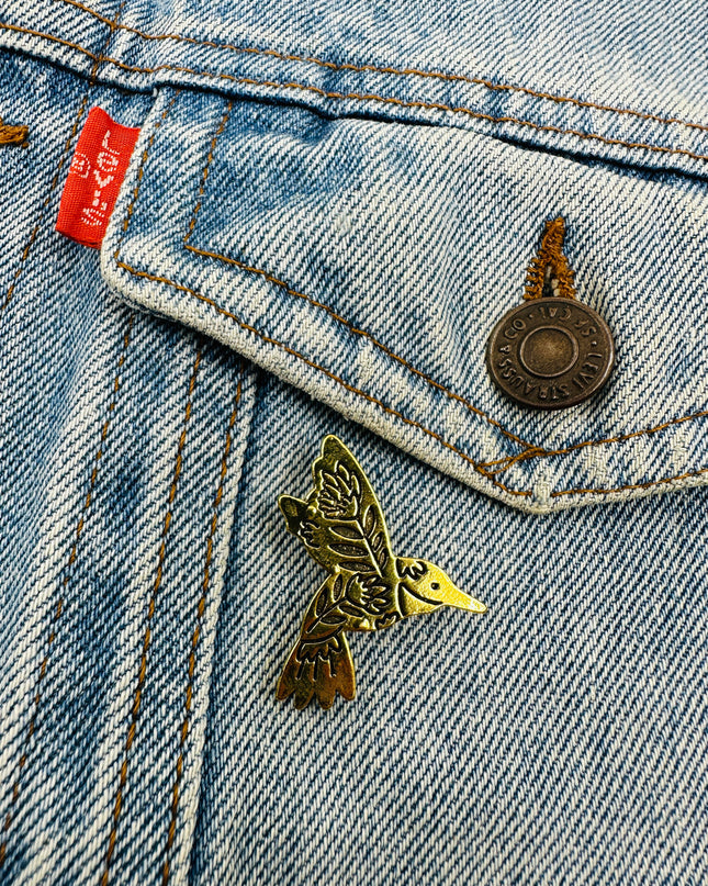 Hummingbird Pin for Family Christmas Fun