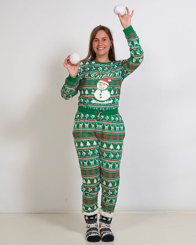 Pyjamas de Noël Let It Snow pour hommes et femmes