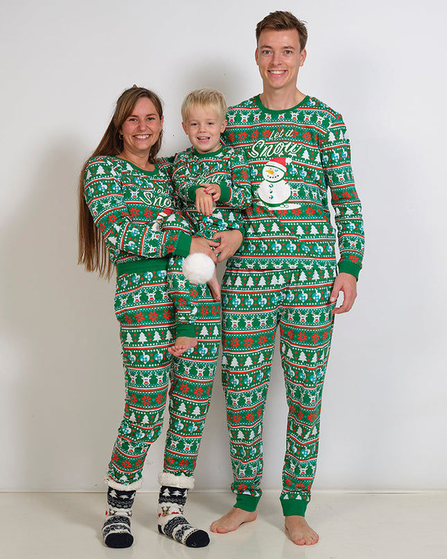 Pyjamas de Noël Let It Snow pour hommes et femmes