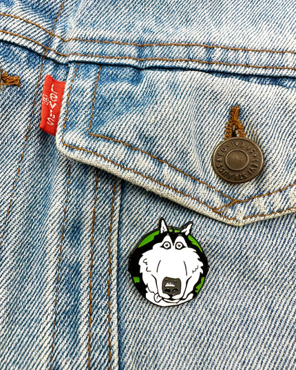 Pin's Husky II - Un accessoire adorable pour les amoureux des chiens
