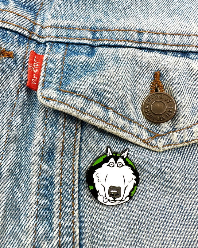 Pin's Husky II - Un accessoire adorable pour les amoureux des chiens