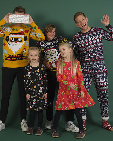 Pull de Noël pour gamer homme - Lumineux et festif