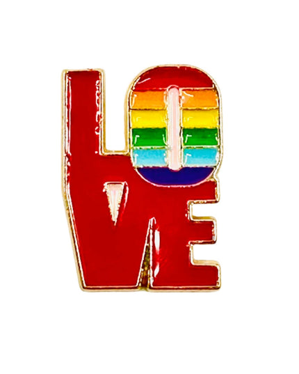 Insigne à épingle « Love » pour accessoires