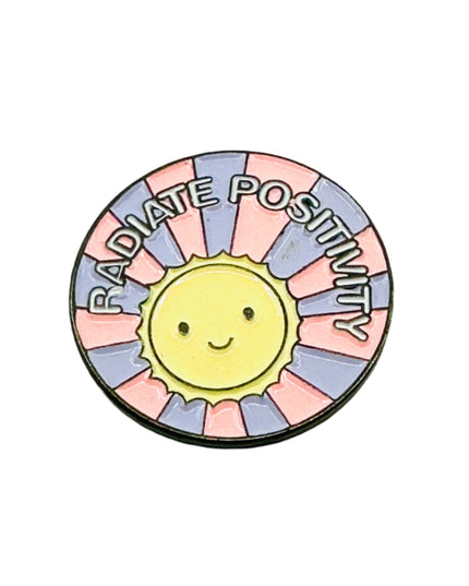 Broche Rayonner de Positivité - Accessoire inspirant pour le quotidien