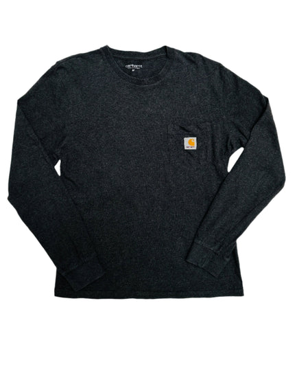 T-shirt Carhartt Vintage à manches longues gris, pyjamas de Noël pour toute la famille