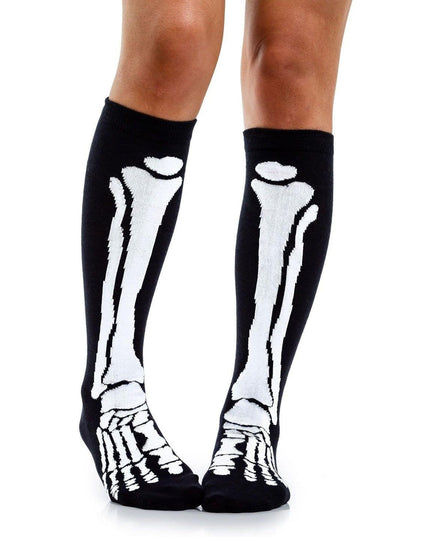 Women's Skeleton Socks (Fits Sizes 6-11W)