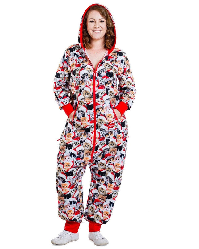 Women's Meowy Catmus Plus Size Jumpsuit