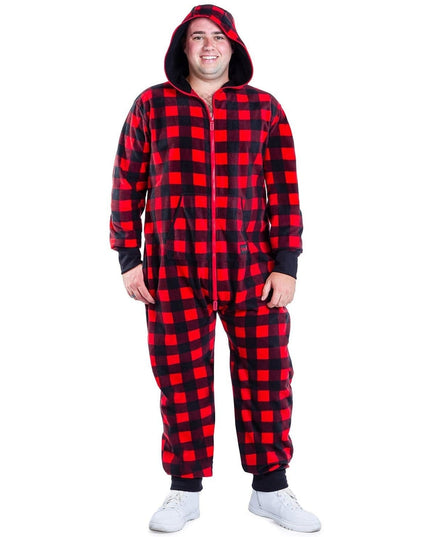 Men's Lumberjack Big and Tall Jumpsuit