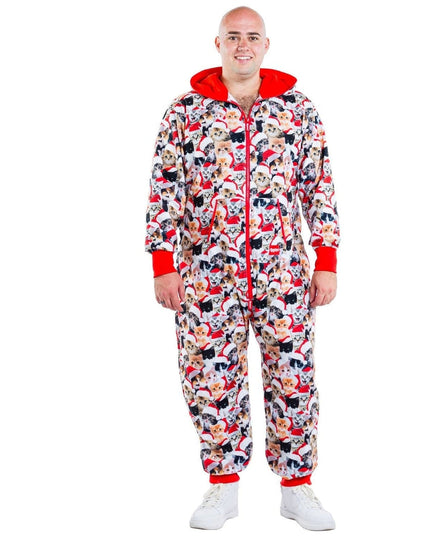 Men's Meowy Catmus Big and Tall Jumpsuit