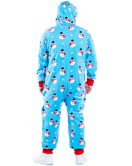 Men's Snowman is an Island Big and Tall Jumpsuit