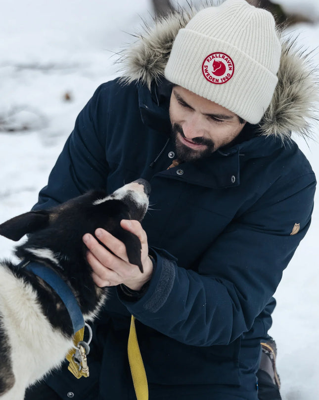 Casquette Fjällräven Logo 1960 - Blanc craie