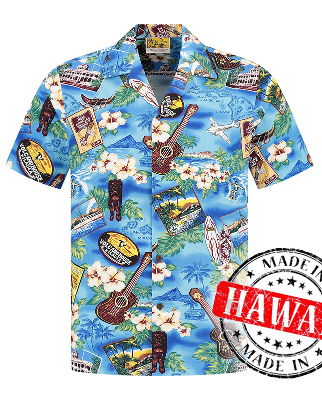 Chemise hawaïenne pour homme, idéale pour une soirée à Hawaï