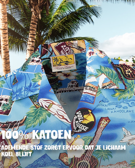 Chemise hawaïenne pour homme, idéale pour une soirée à Hawaï