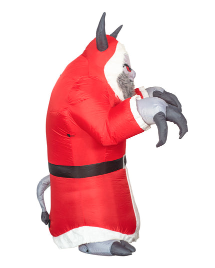 Décoration gonflable Krampus pour pelouse