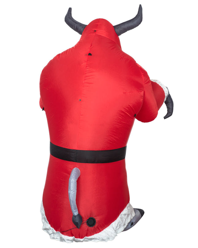 Décoration gonflable Krampus pour pelouse