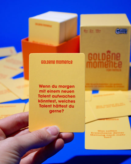Golden Moments, jeu de société familial - Amusant pour tous les âges