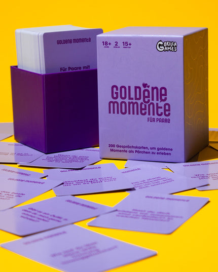 Jeu de société Golden Moments pour couples - Profitez de moments de qualité ensemble