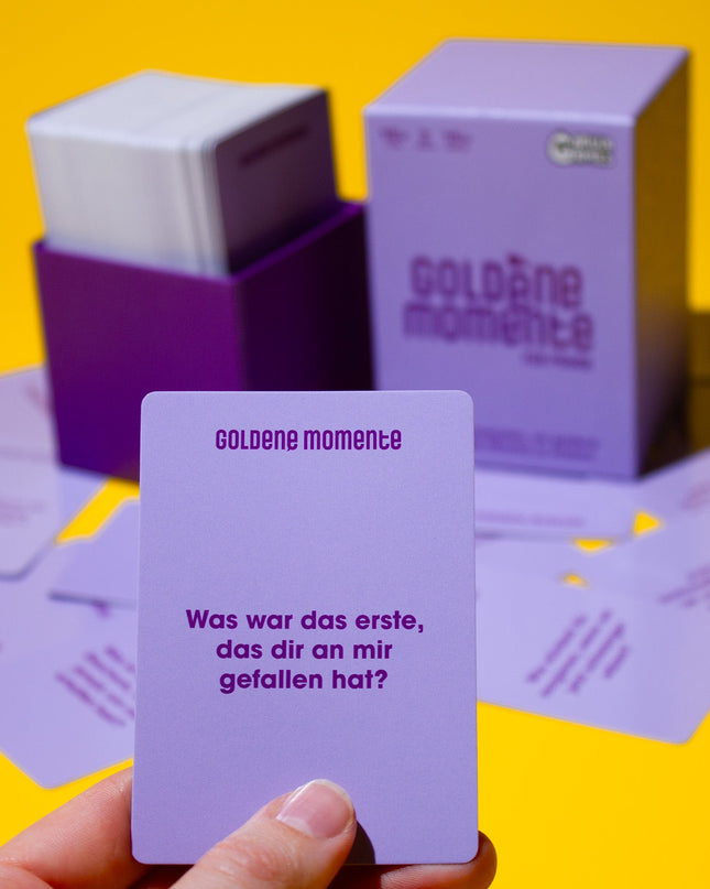 Jeu de société Golden Moments pour couples - Profitez de moments de qualité ensemble