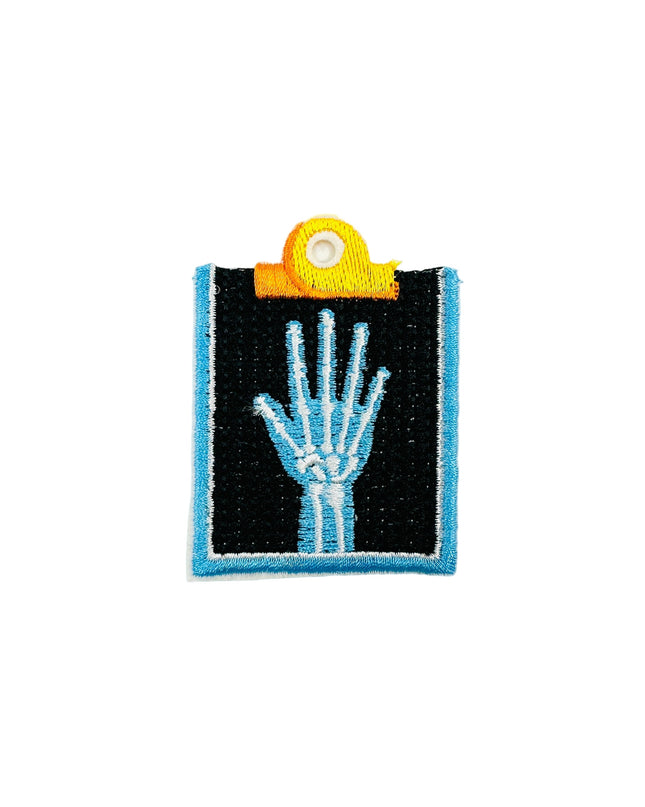 Écusson - Motif rayons X pour Halloween