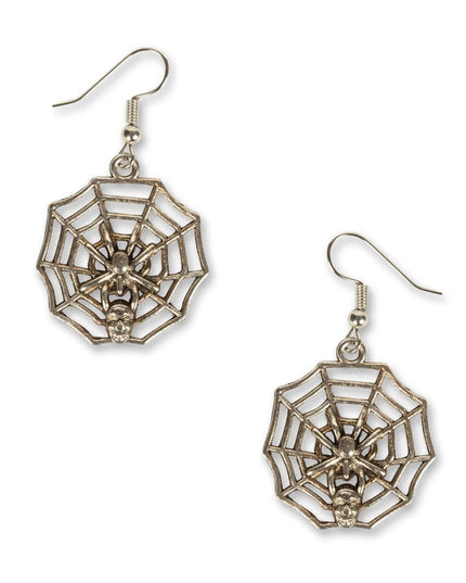 Spider Web Earrings