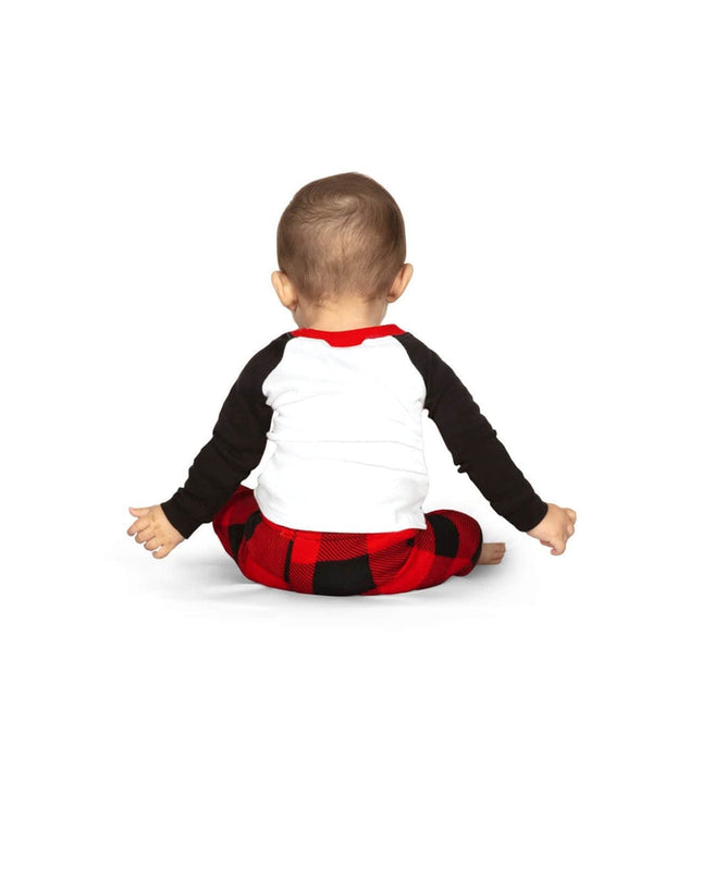 Baby Boy's Team Santa Crew Neck Pajama Set