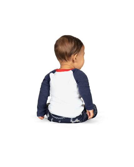 Baby Boy's Whoop Deer It Is Crew Neck Pajama Set