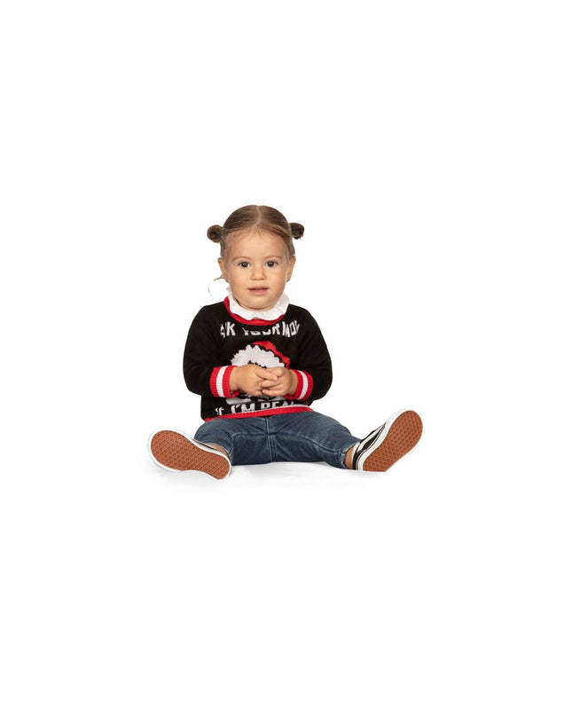Baby Girl's Ask Your Mom Ugly Christmas Sweater