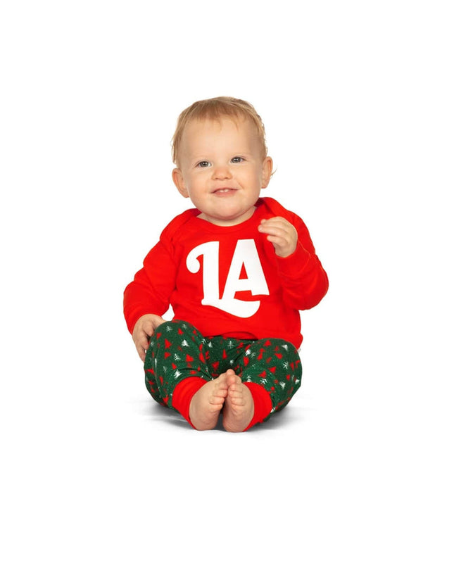 Baby Girl's Fa La La Pajama Set