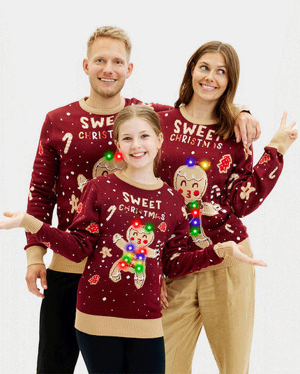 Pull mignon à motif de biscuits - Homme