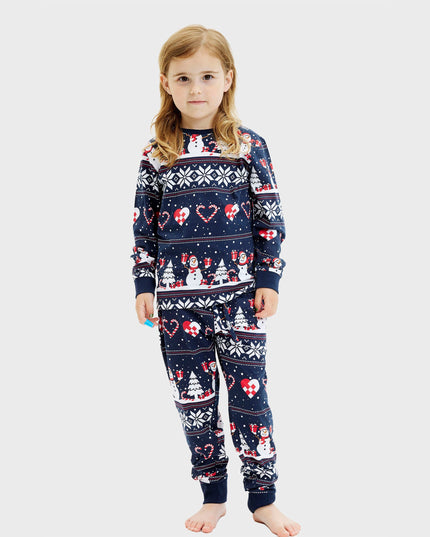 Pyjamas de Noël en forme de cœur pour enfants
