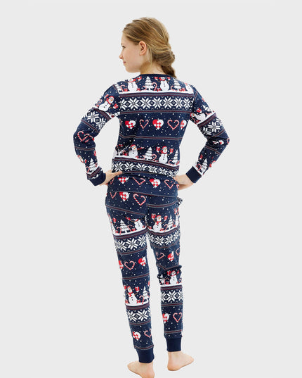 Pyjamas de Noël en forme de cœur pour enfants