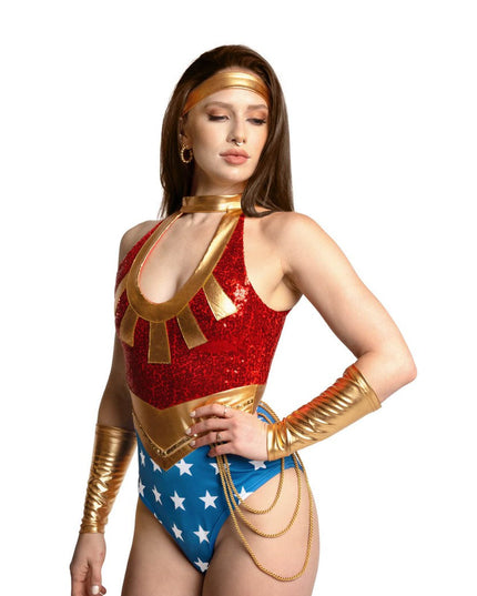 Women's Wonder Babe Bodysuit Costume