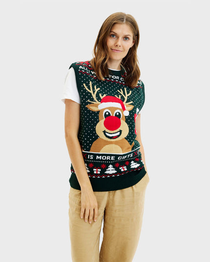 Gilet de Noël Rudolph pour femmes - Meilleures ventes