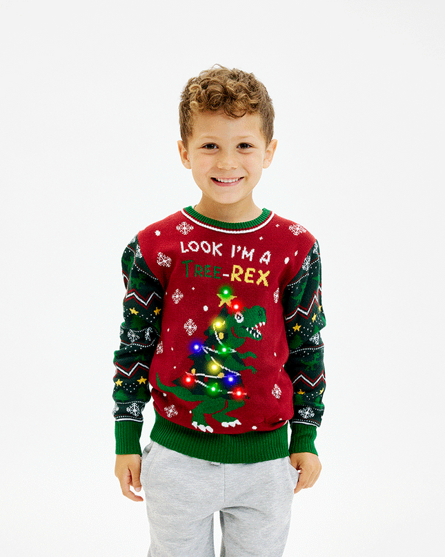 Le pull Tree-REX pour enfants