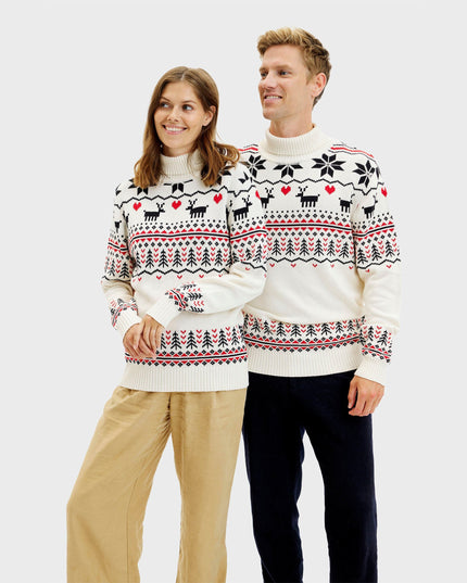 Pull de Noël groenlandais pour femmes