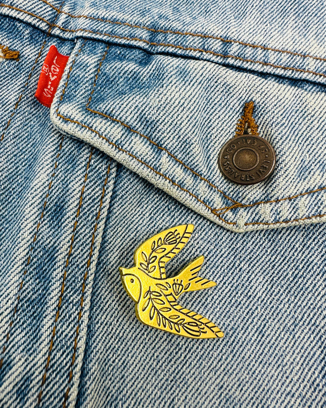 Broche - Hirondelle | Accessoires de pyjamas pour toute la famille pour Noël