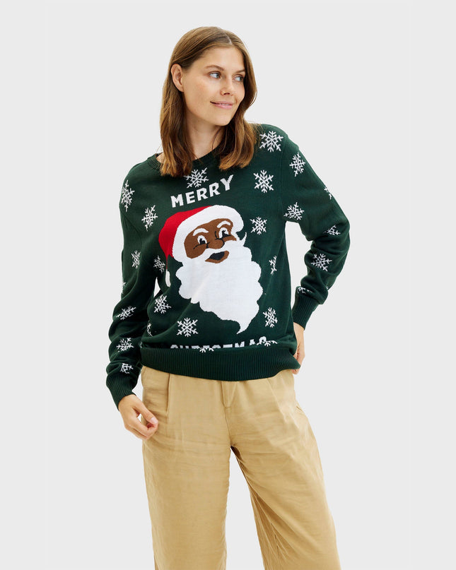 Pull de Noël Père Noël pour femmes