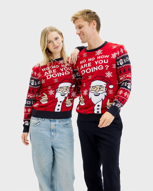 Pull de Noël « Ho Ho How You Doin' » pour femmes - Meilleures ventes