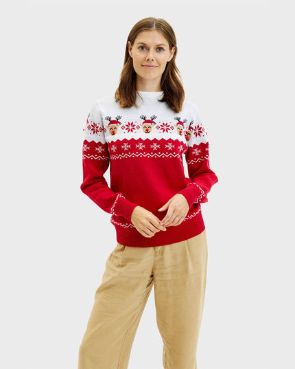 Pull de Noël mignon pour femme - Un incontournable des fêtes