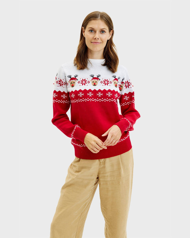 Pull de Noël mignon pour femme - Un incontournable des fêtes