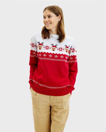 Pull de Noël mignon pour femme - Un incontournable des fêtes