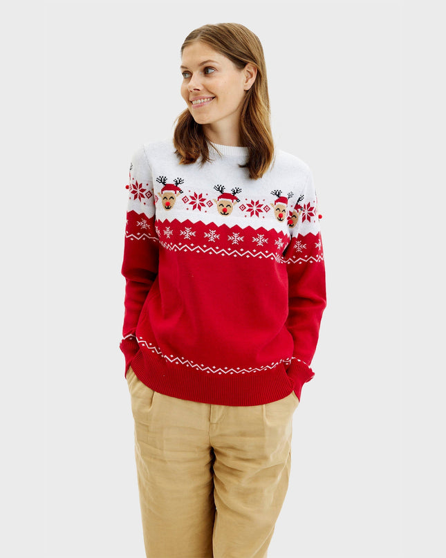 Pull de Noël mignon pour femme - Un incontournable des fêtes