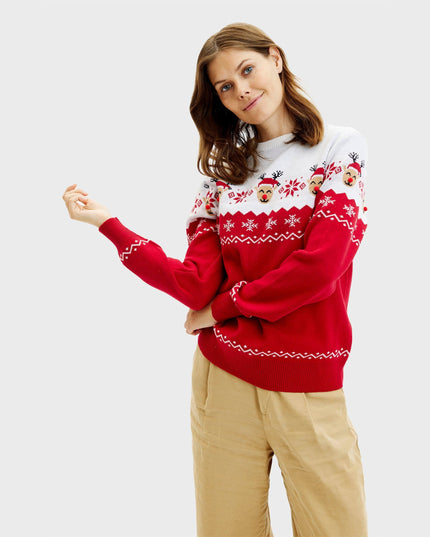 Pull de Noël mignon pour femme - Un incontournable des fêtes