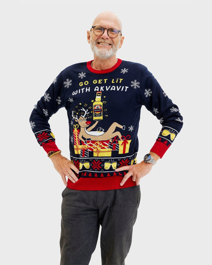 Le pull de Noël Akvavit pour hommes