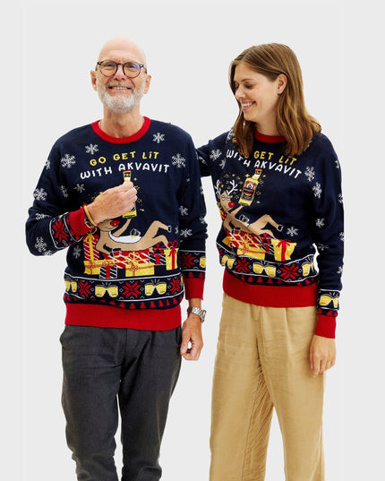 Le pull de Noël Akvavit pour hommes
