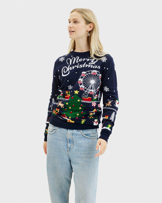 Pull de Noël pour femme pour les fêtes de fin d'année