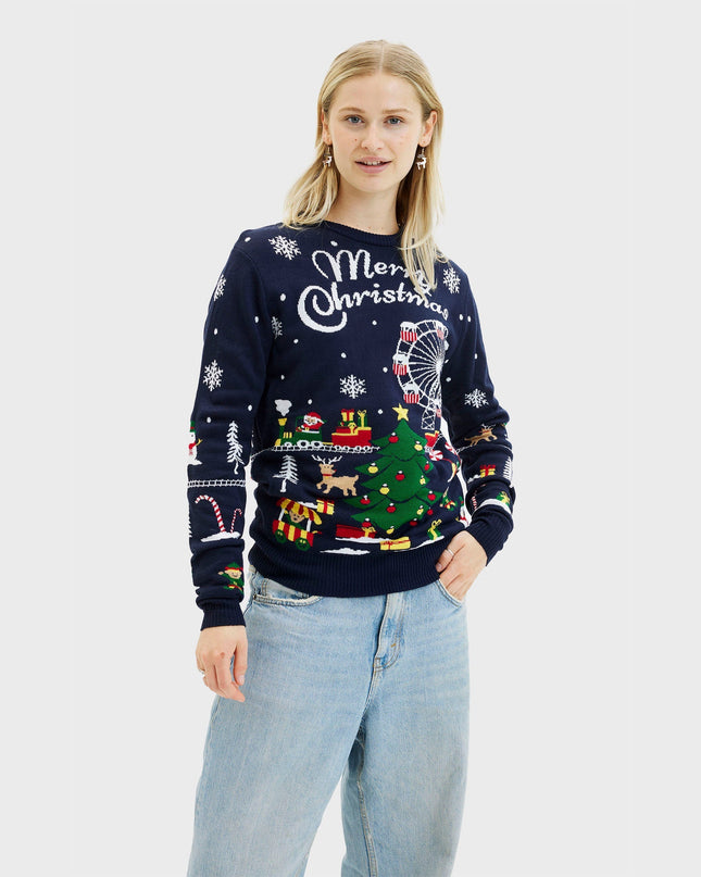 Pull de Noël pour femme pour les fêtes de fin d'année