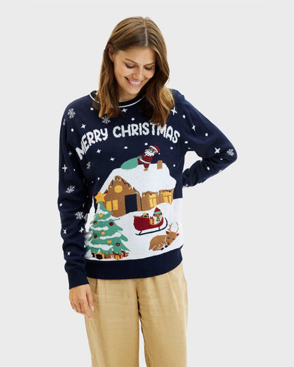 Pull de Noël idyllique pour homme, idéal pour les fêtes