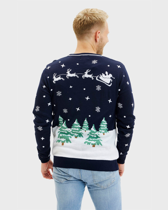 Le pull de Noël idyllique - Homme